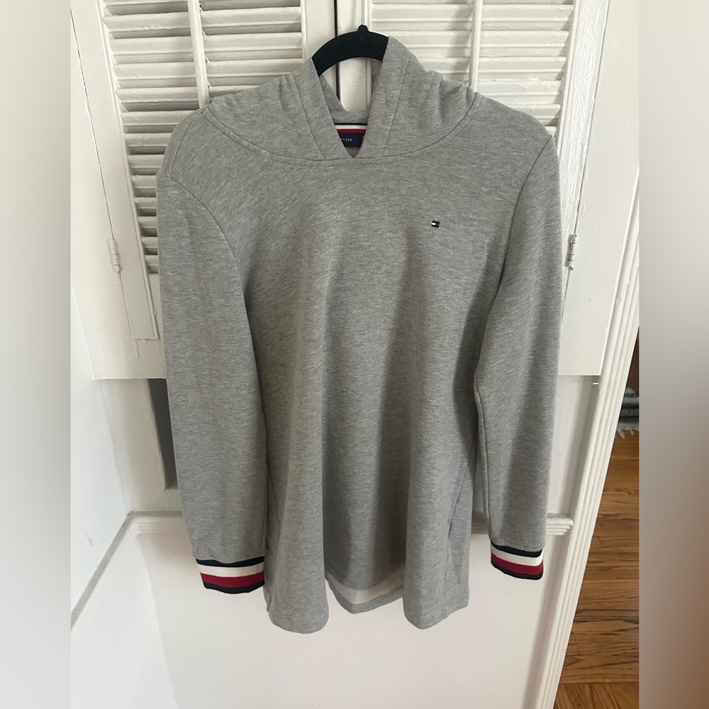 Tommy Hilfiger Gray Hoodie with Logo